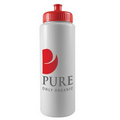 32 Oz. Sports Bottle with Push Pull Cap (White or Frost)